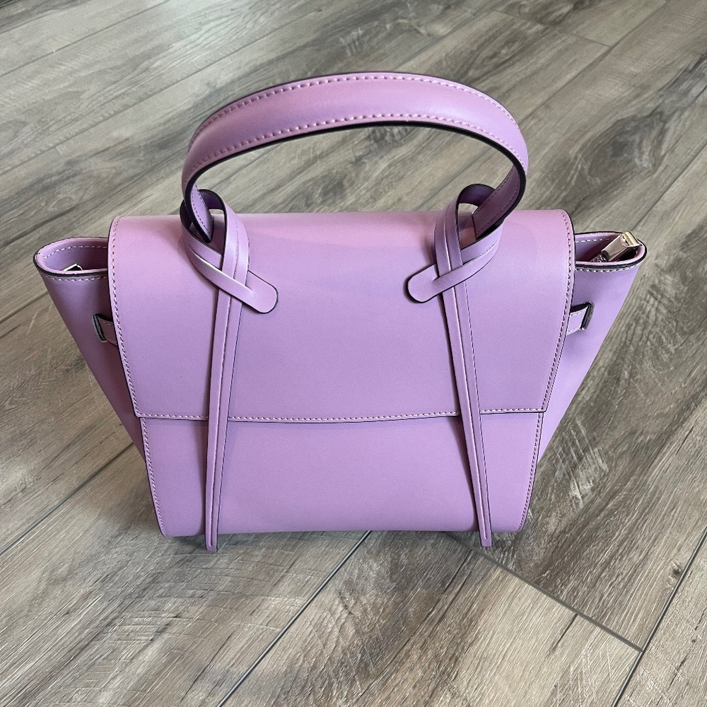Brand New Lavender Handbag MADE IN ITALY